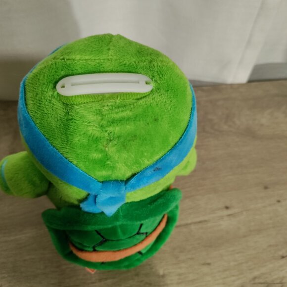 Teenage Mutant Ninja Turtle Leonardo  7” Plush Piggy‎ Bank. - Picture 2 of 7